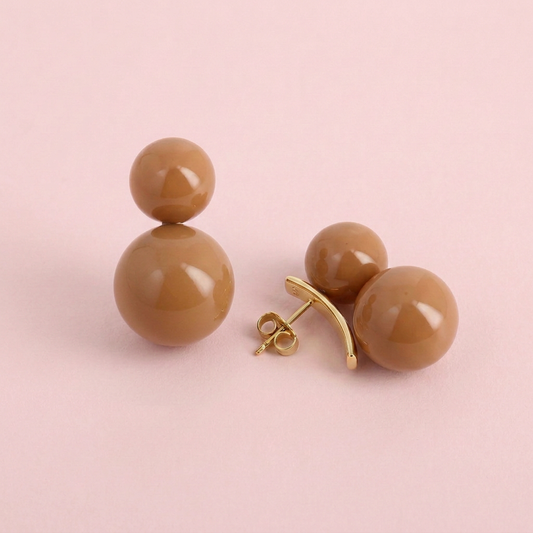 Bubble Mocha con orientamento del primo orecchino corretto